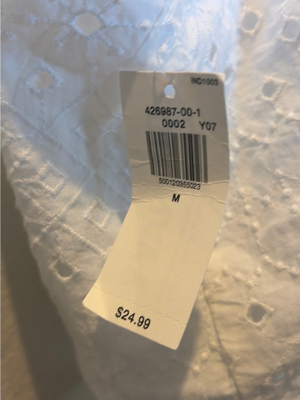 NWT Old Navy eyelet crop top size medium - Picture 3 of 4